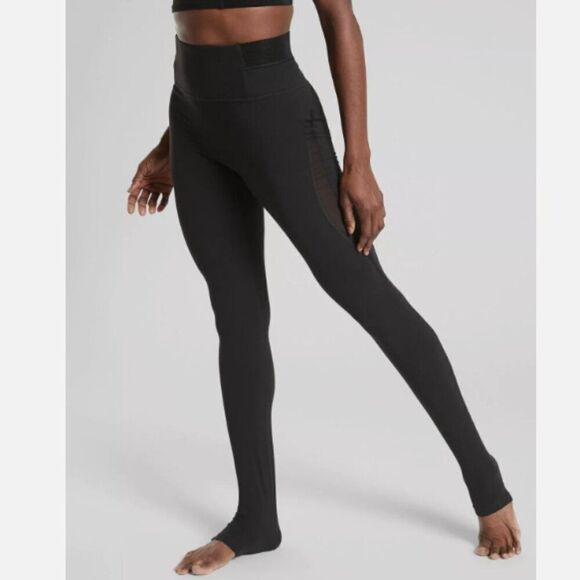 ATHLETA Aura Heel Tight in Powervita Black Size Small - Picture 1 of 11